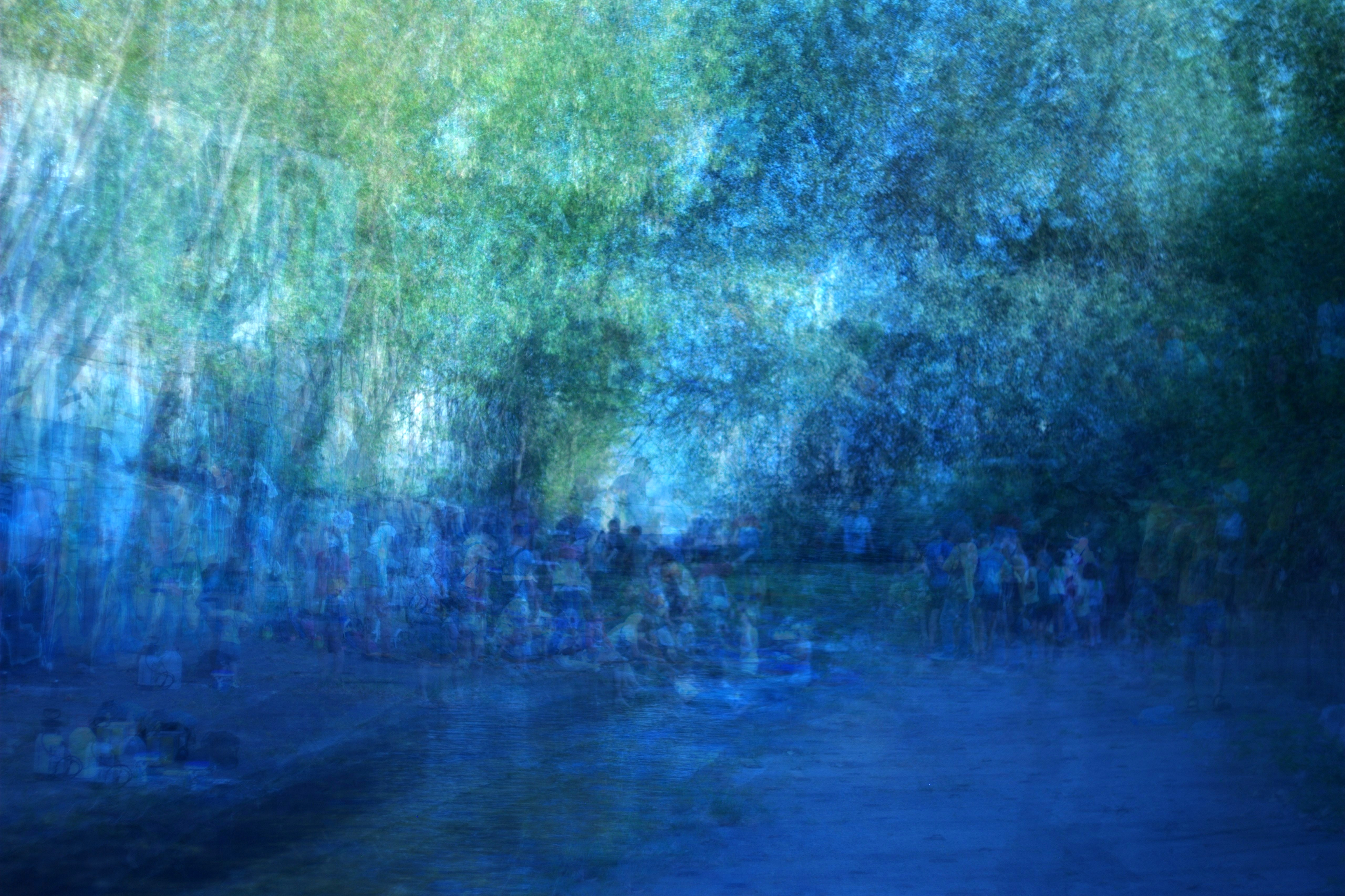 Goodbye Summer (On Lybid River). Digital collage by Hvrenja
