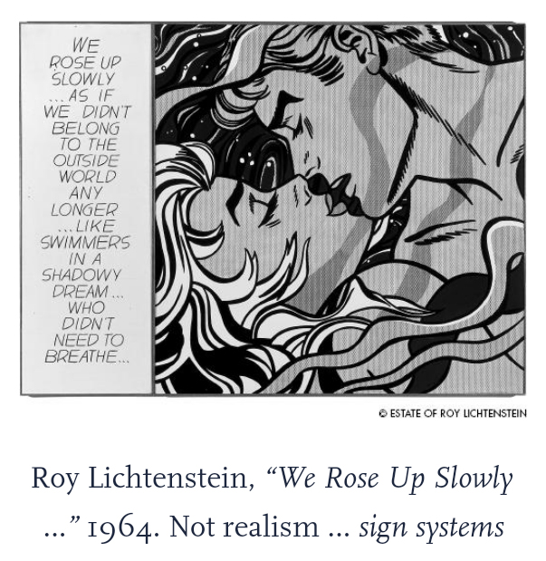 Рой Ліхтенштейн, `Ми Здіймались Повільно...` 1964.